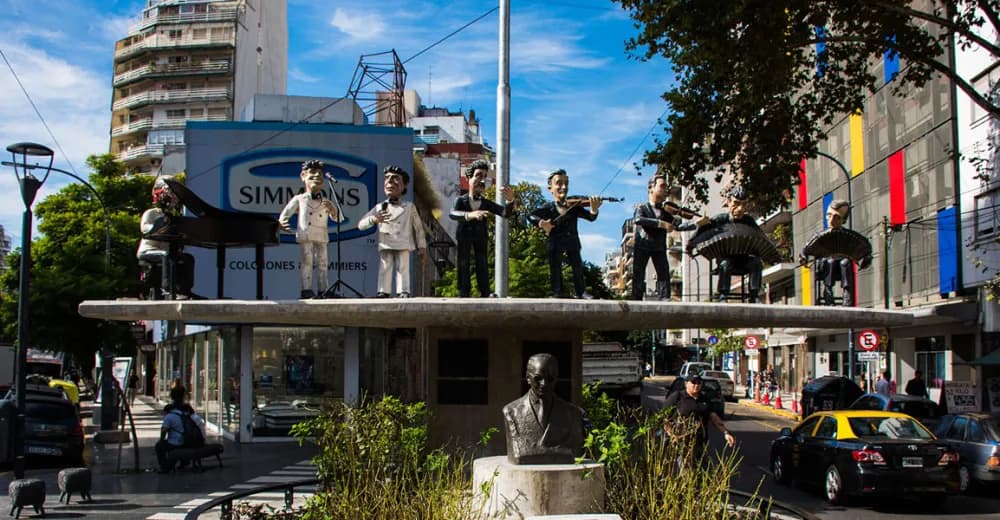 Calle típica de Villa Crespo, Buenos Aires — miniflete en Villa Crespo